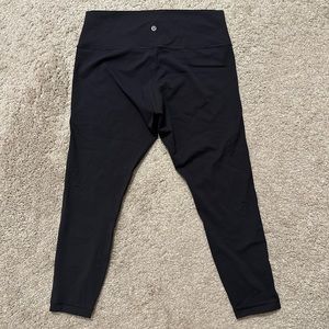 Lululemon, wunder under, black, 14